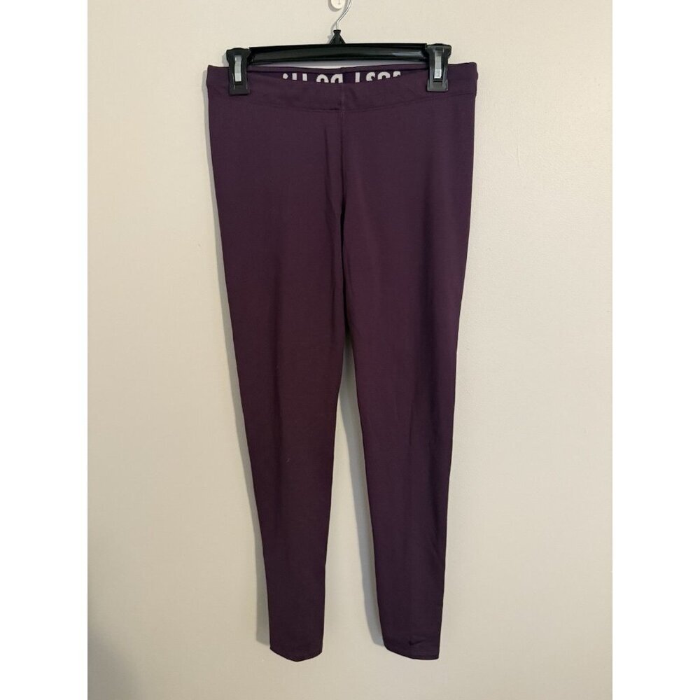 Nike Pro Combat Therma-Fit Leggings Purple Womens Size Medium Dri-Fit